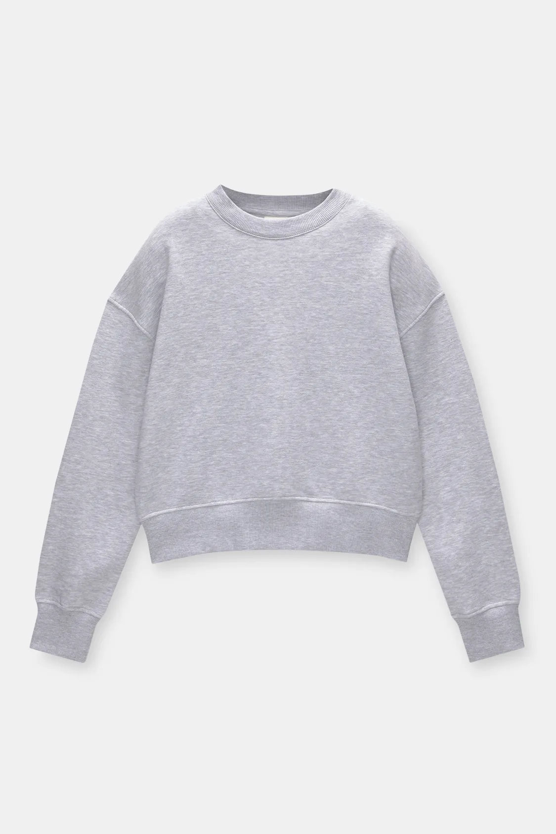 Basic Grey Fleece Sweatshirt - Sohu Lifestyle