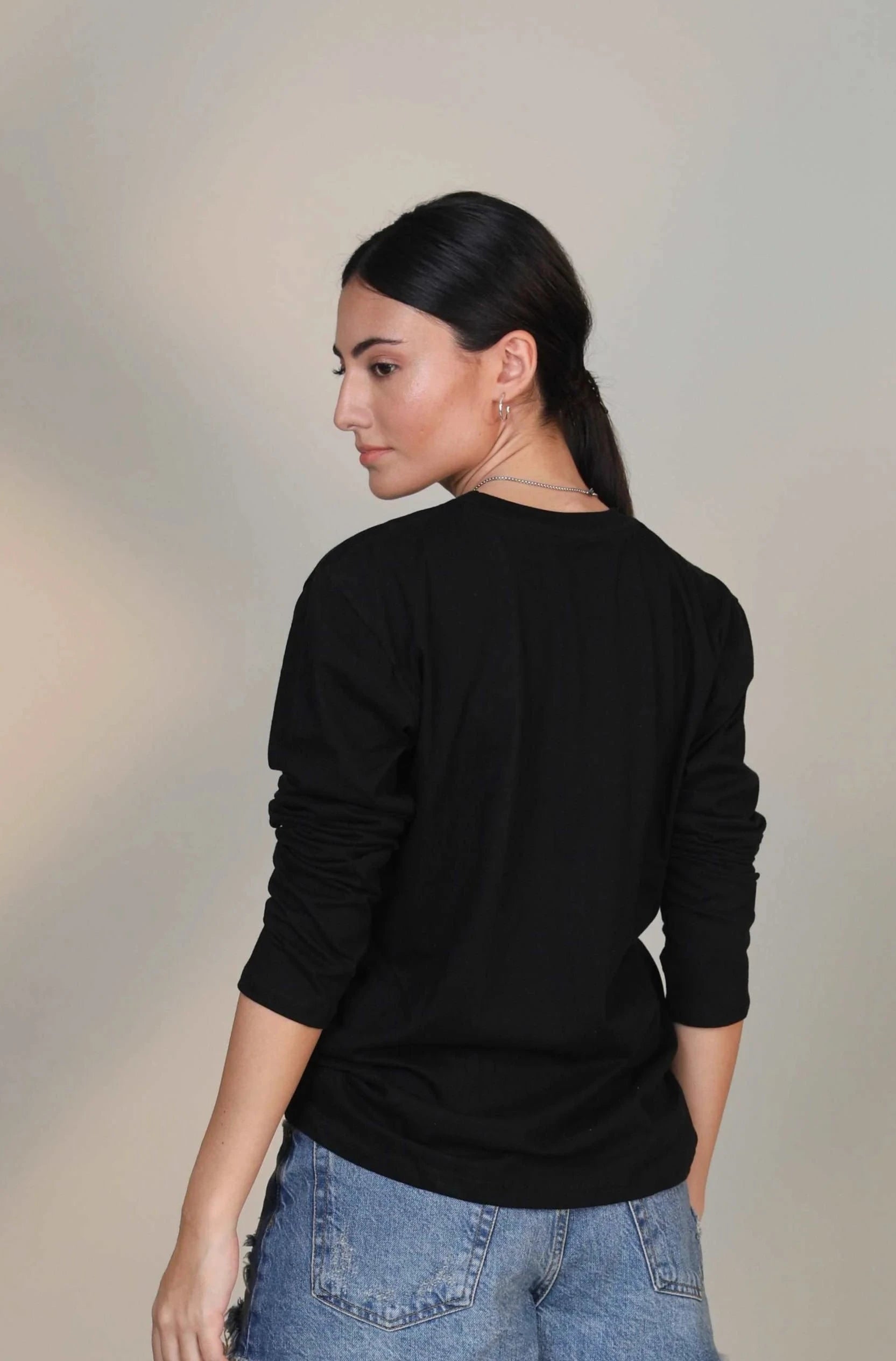 P&B Bold Black Full Sleeve Shirt - Sohu Lifestyle