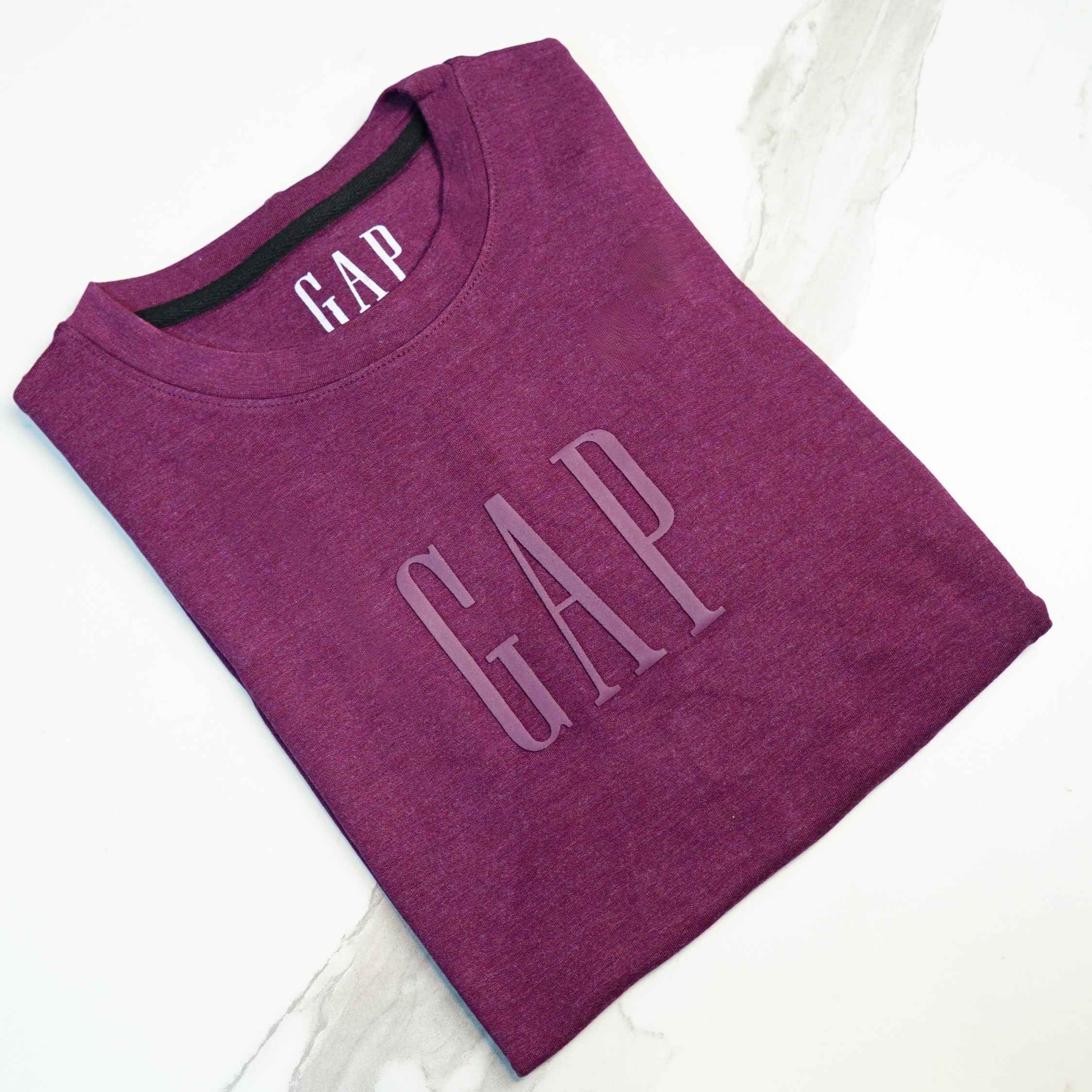 GAP Oversized T-Shirt For Men (Wine) - Sohu Lifestyle