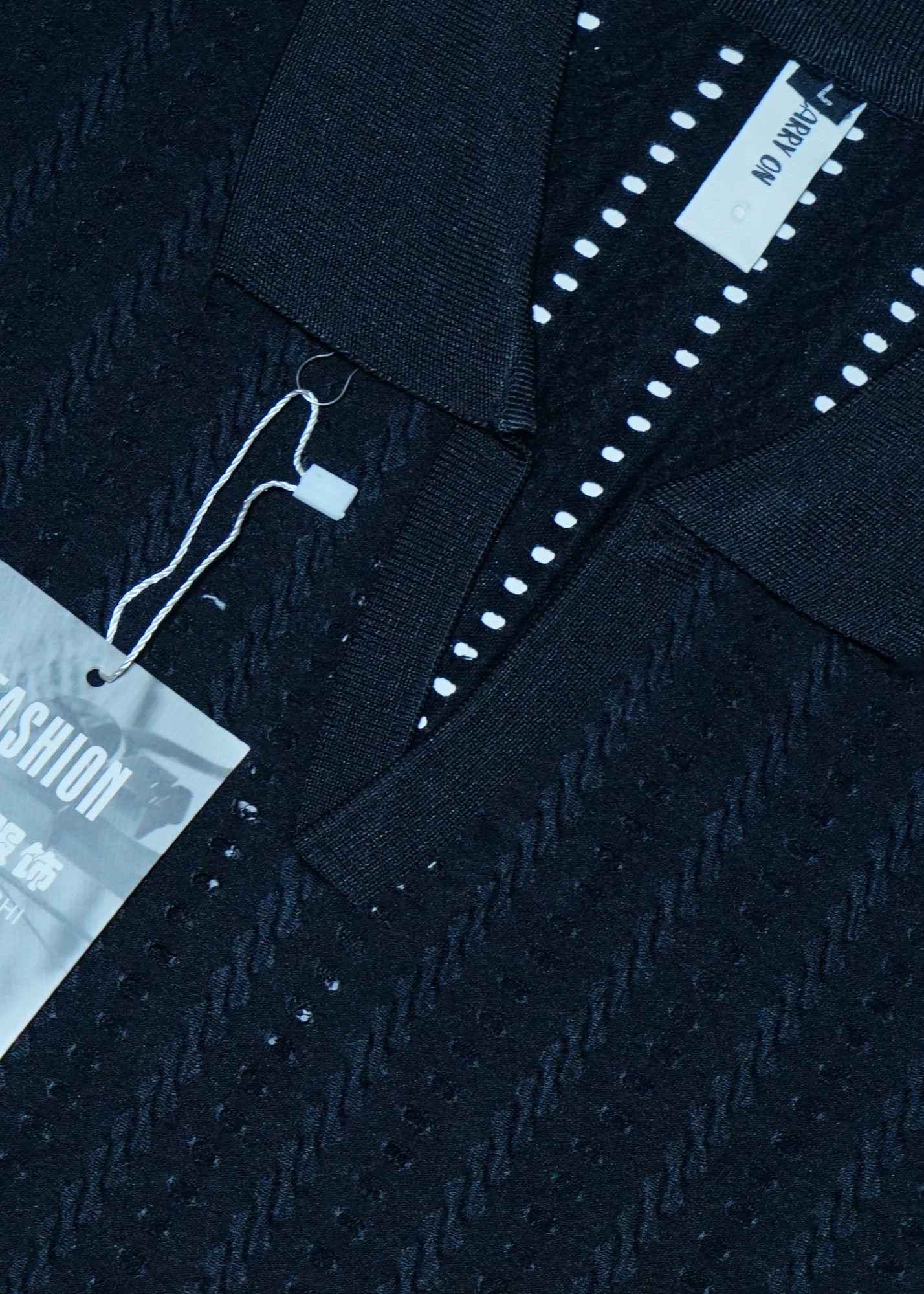 Knit Resort Polo (Black)