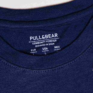 P&B Navy Blue T-Shirt & White Wide Leg Trouser For Men - Sohu Lifestyle