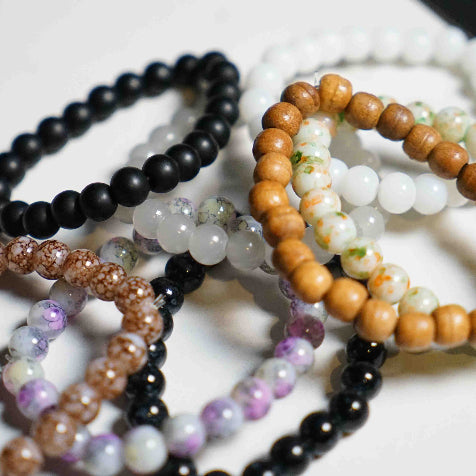 Pack Of 8 Stone Beaded Bracelet - Sohu Lifestyle