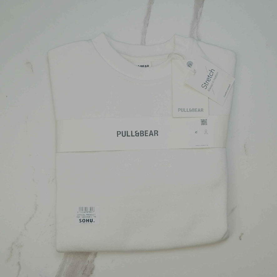 P&B Girls Plain Sweatshirt (White) - Sohu Lifestyle