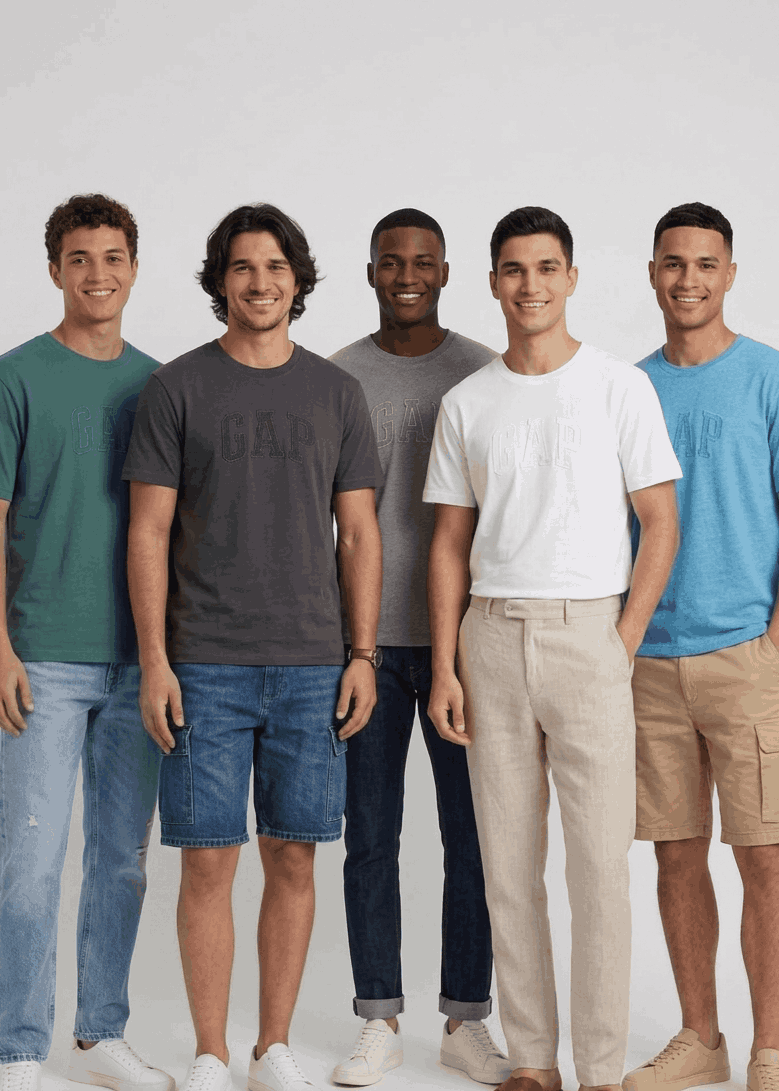 GAP Embroidered T-shirts for Men - Sohu Lifestyle