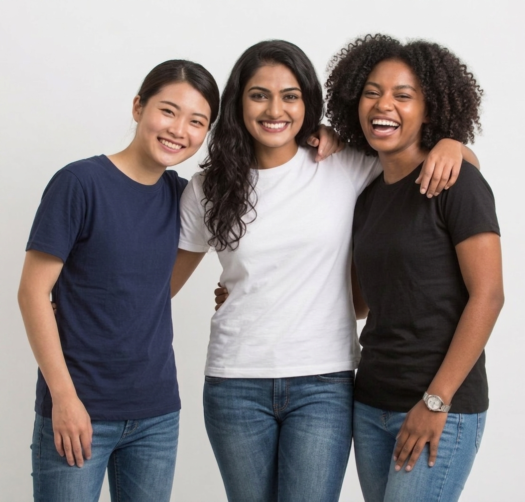 Pack of 3 P&B Basic T-Shirt For Women - Sohu Lifestyle