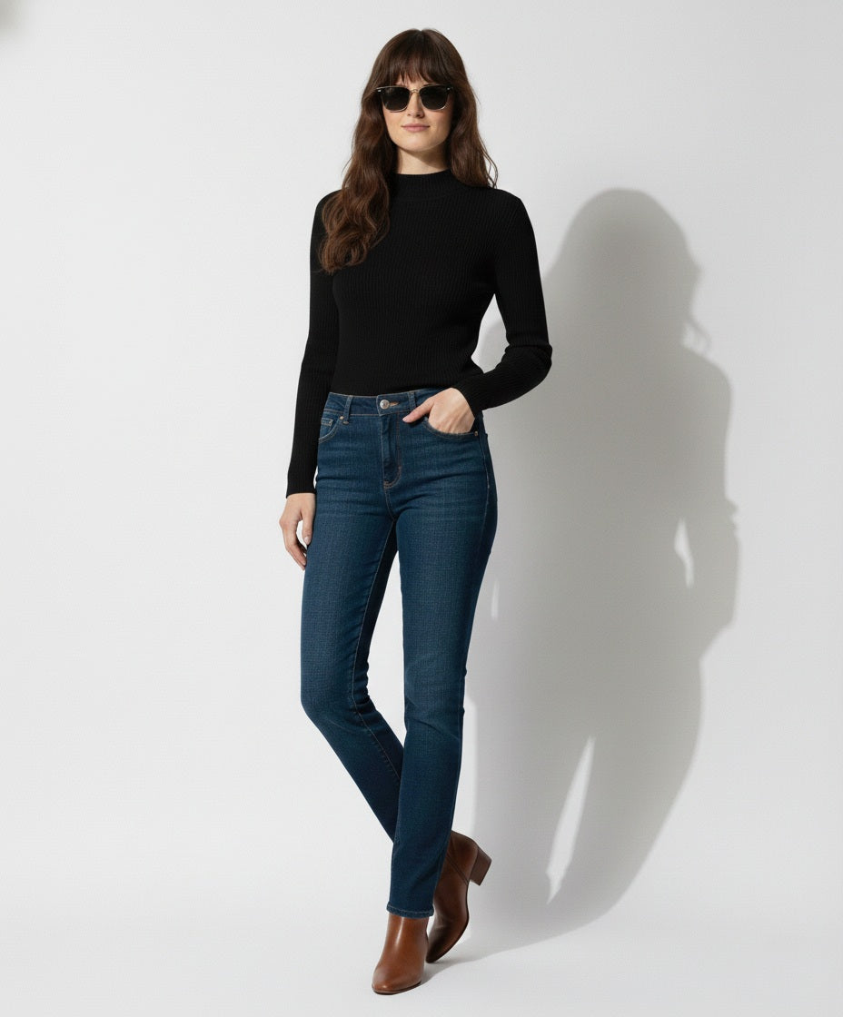 Full Sleeve Rib Shirt (Black) - Sohu Lifestyle