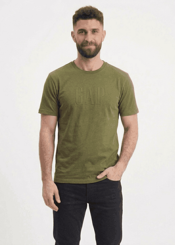 GAP Oversized T-Shirt For Men (Olive Green) - Sohu Lifestyle