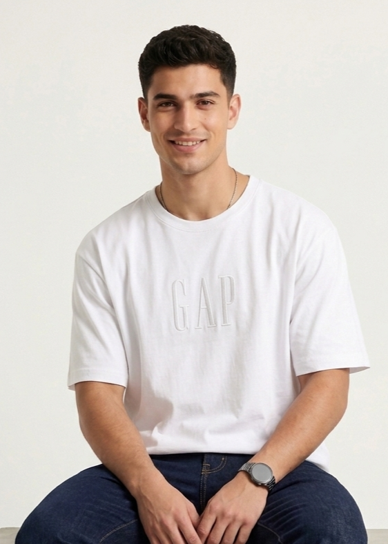 GAP Embroidered T-shirts for Men - Sohu Lifestyle