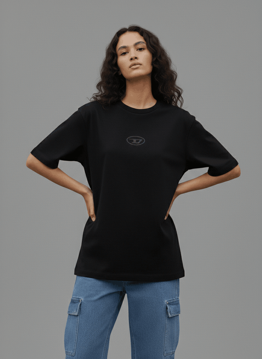 Pack Of 2 Diesel Oversized Tee For Women - Sohu Lifestyle