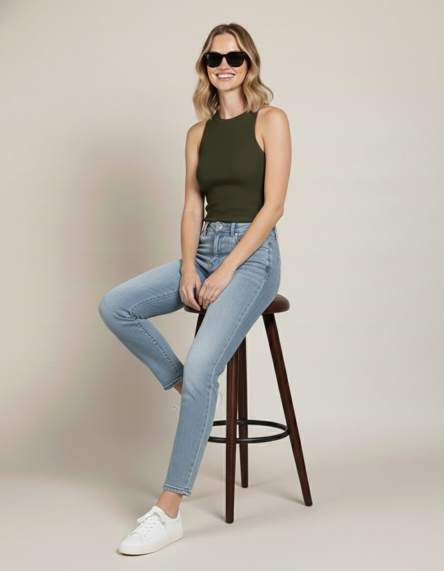 Tank Top (Green) - Sohu Lifestyle