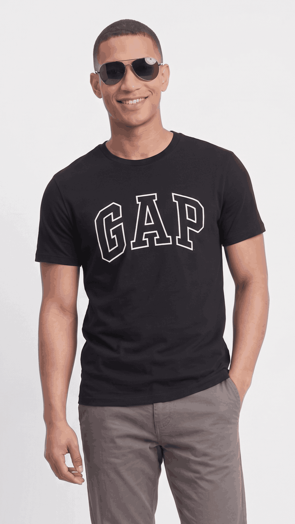 Gap Basic T-Shirt For Men (Black) - Sohu Lifestyle