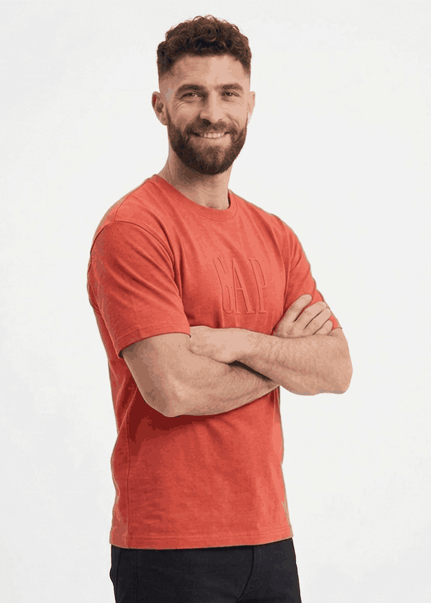 GAP Oversized T-Shirt For Men (Red) - Sohu Lifestyle