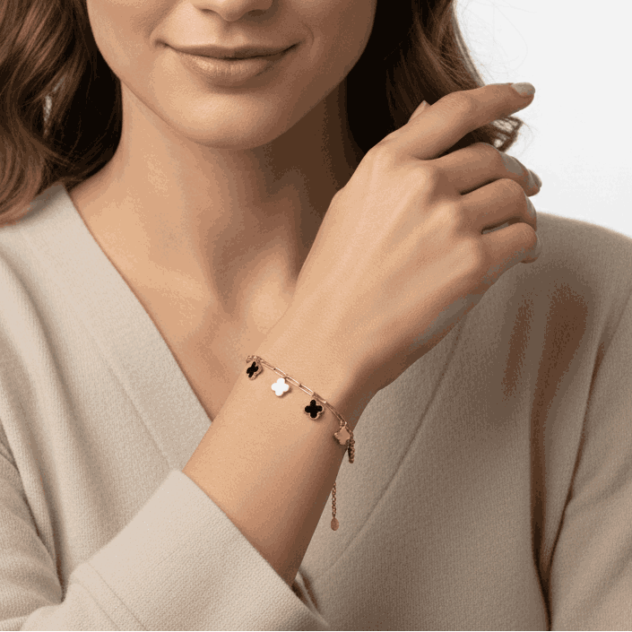 Midnight Bloom Charm Bracelet - Sohu Lifestyle