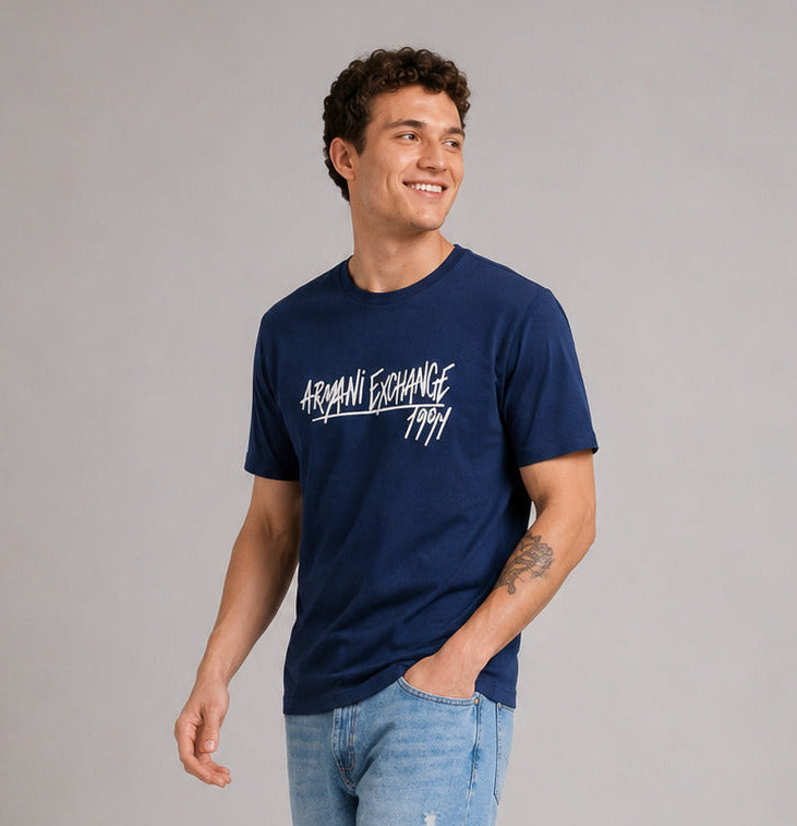 AIX 1991 Signature Graphic T-Shirt (Navy)
