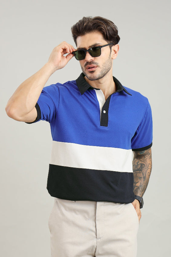 Signature Men's Royal Blue Polo T-Shirt - Sohu Lifestyle