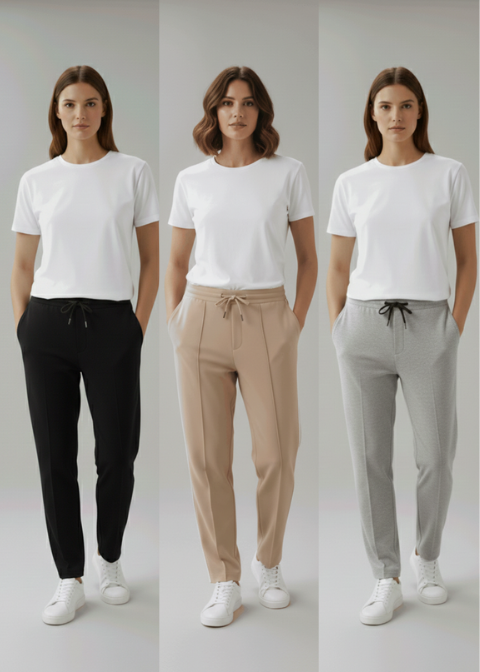 Pack of 2 Straight Leg Zara Trousers For Women - Sohu Lifestyle