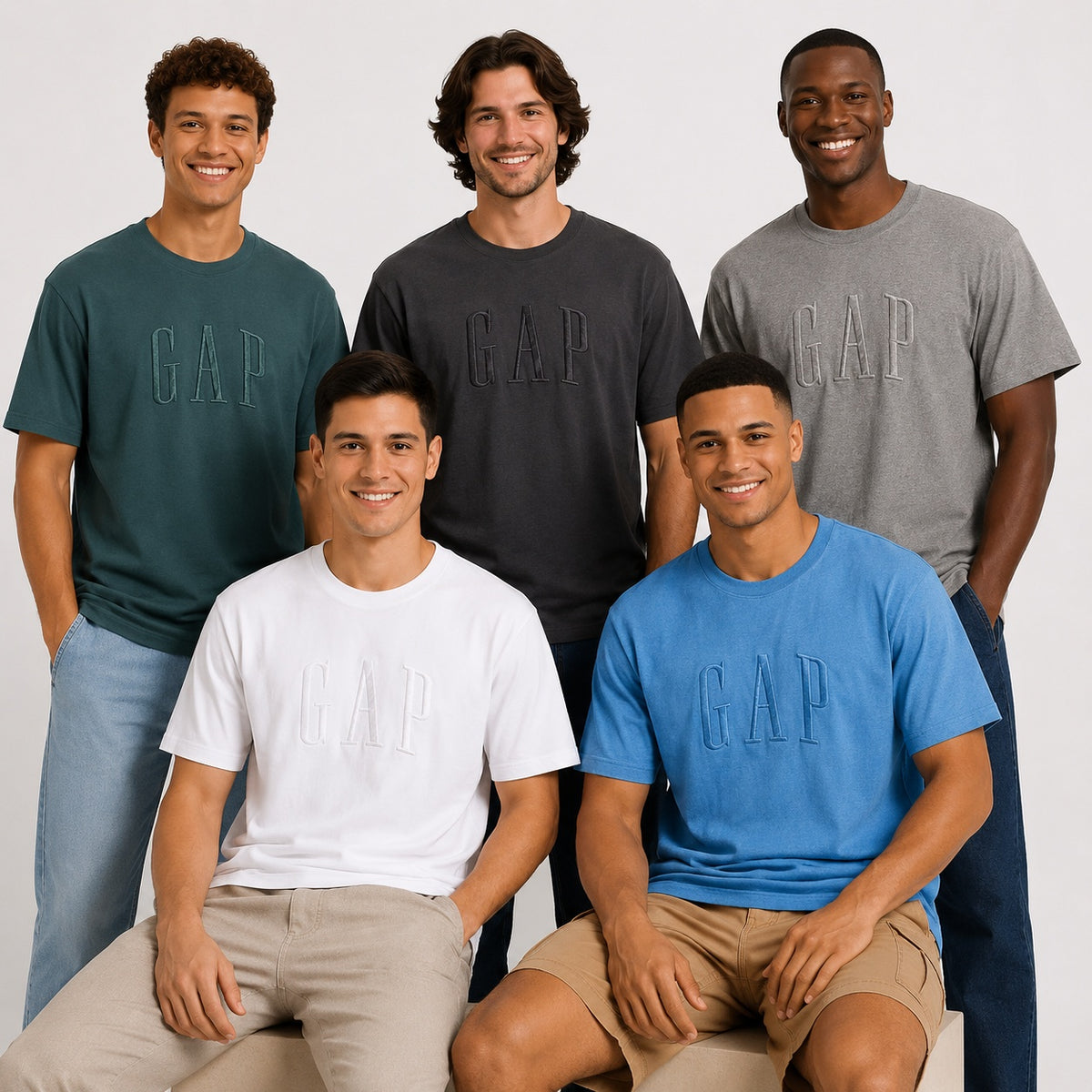 GAP Embroidered T-shirts for Men - Sohu Lifestyle