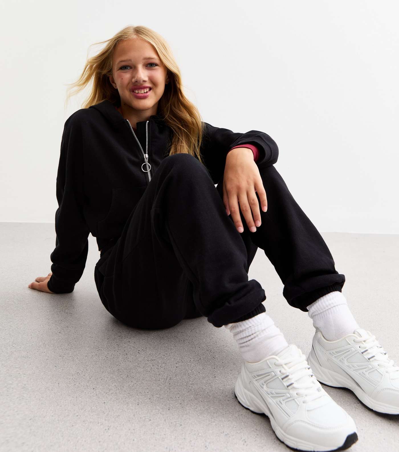 P&B Girls Jogger Trouser (Black) - Sohu Lifestyle