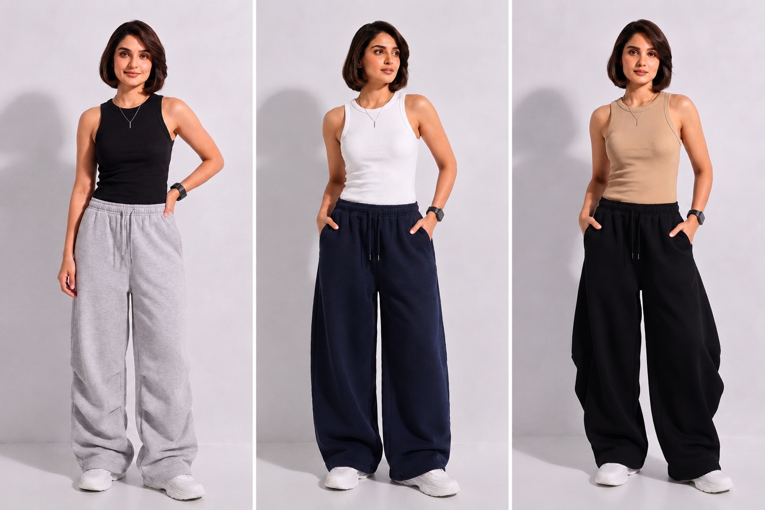 Pack of 2 Extra Baggy Sweatpants for Women