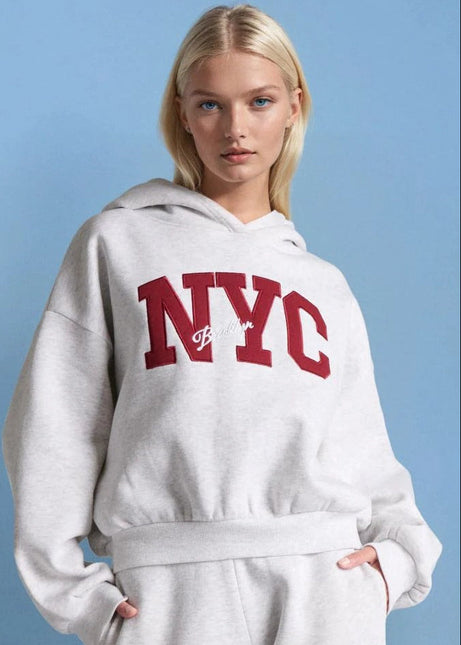 Sinsay NYC Fleece Hoodie - Sohu Lifestyle