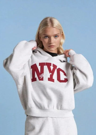Sinsay NYC Fleece Hoodie - Sohu Lifestyle