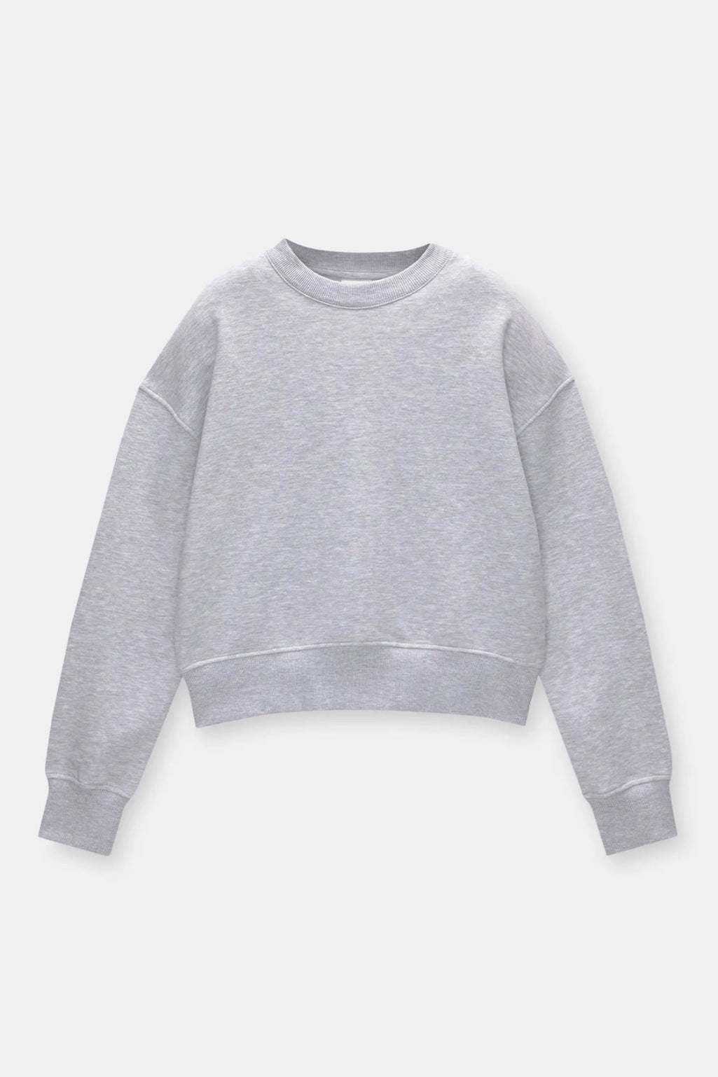 Basic Grey Fleece Sweatshirt - Sohu Lifestyle