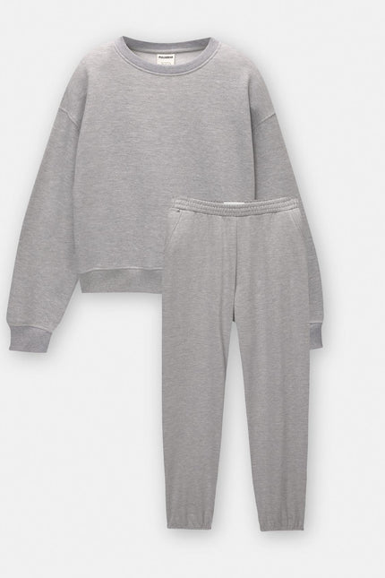 P&B Girls Tracksuit (Grey) - Sohu Lifestyle