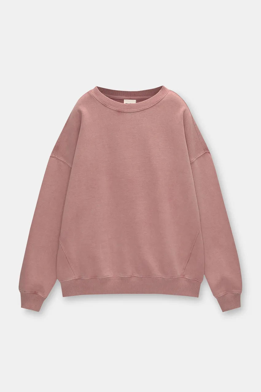 P&B Girls Plain Sweatshirt (Pink) - Sohu Lifestyle