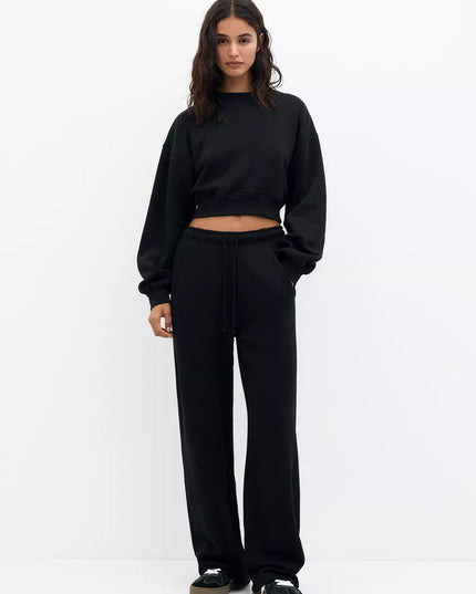 P&B Wide leg trouser & 90's T-Shirt Set - Sohu Lifestyle