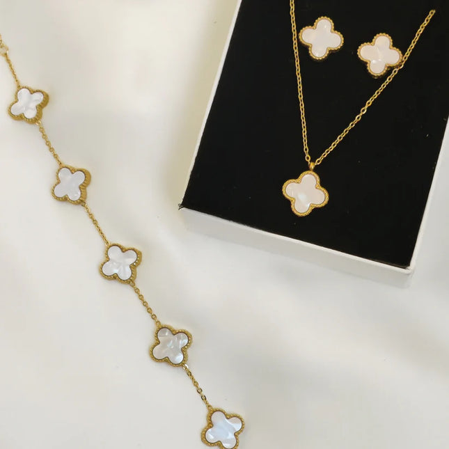 All White Clover Set - Sohu Lifestyle