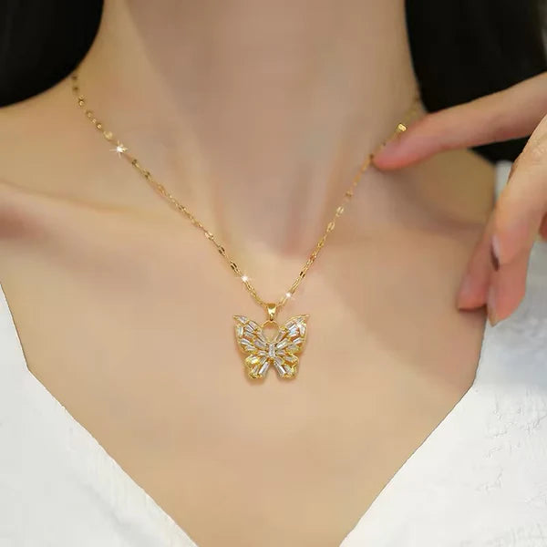 Whimsical Wings: Butterfly Necklace - Sohu Lifestyle