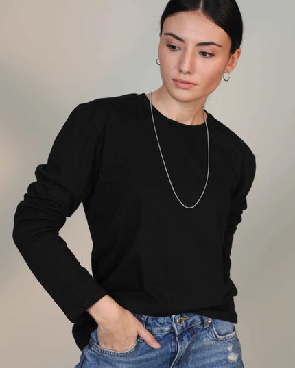 P&B Bold Black Full Sleeve Shirt - Sohu Lifestyle