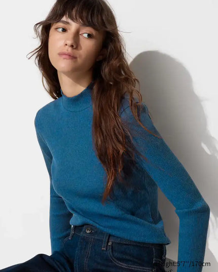 Full Sleeve Rib Shirt (Blue) - Sohu Lifestyle