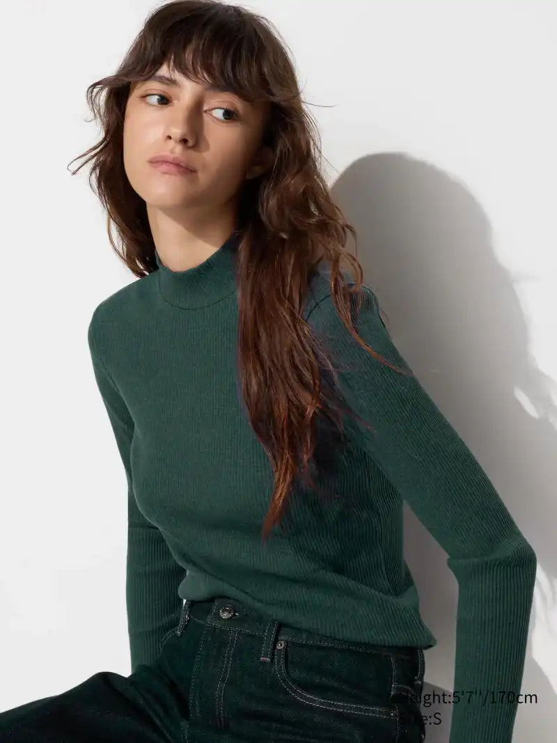 Full Sleeve Rib Shirt (Green) - Sohu Lifestyle
