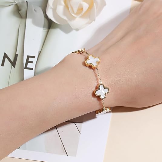 White clover bracelet (double sided) - Sohu Lifestyle