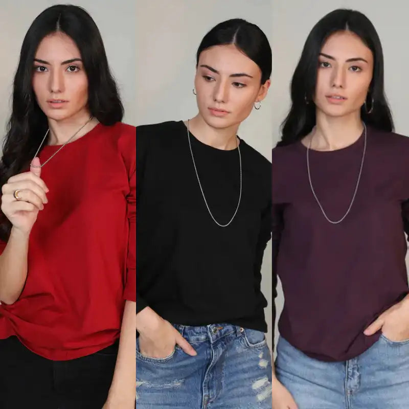 Pack of 3 P&B Full Sleeve Shirts - Sohu Lifestyle
