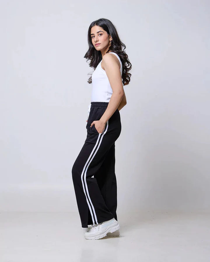 P&B Black Gossip Pants & Trifoil T-Shirt Set - Sohu Lifestyle
