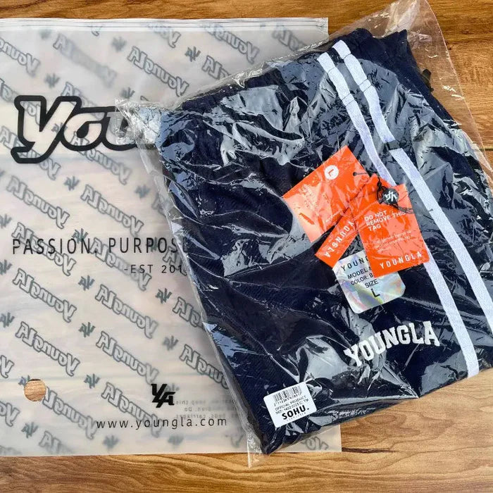 YOUNGLA Flagship Interlock Shorts (White) - Sohu Lifestyle