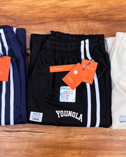 Pack of 2 YOUNGLA Flagship Track Pants