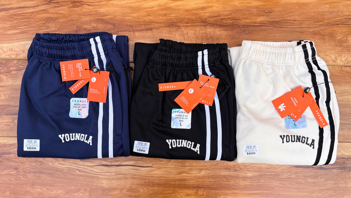 Pack of 2 YOUNGLA Flagship Track Pants
