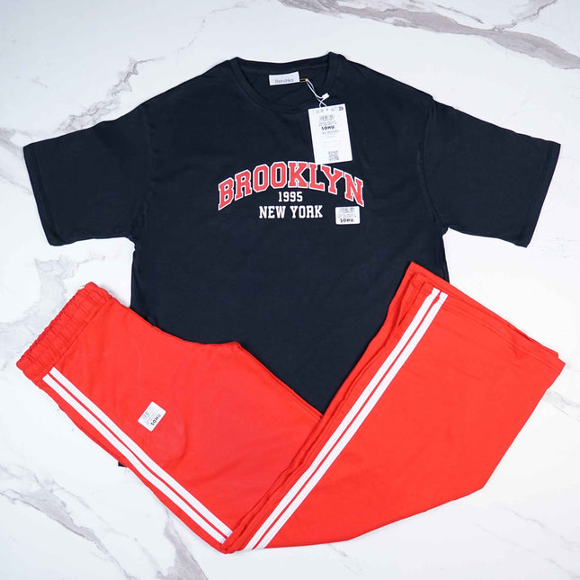 P&B Gossip Pant & Brooklyn Oversized T-Shirt Set - Sohu Lifestyle