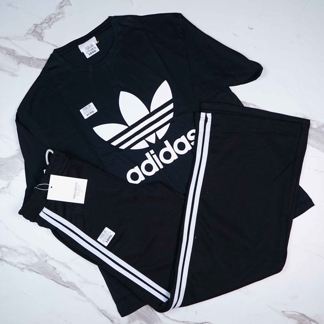 P&B Black Gossip Pants & Trifoil T-Shirt Set - Sohu Lifestyle