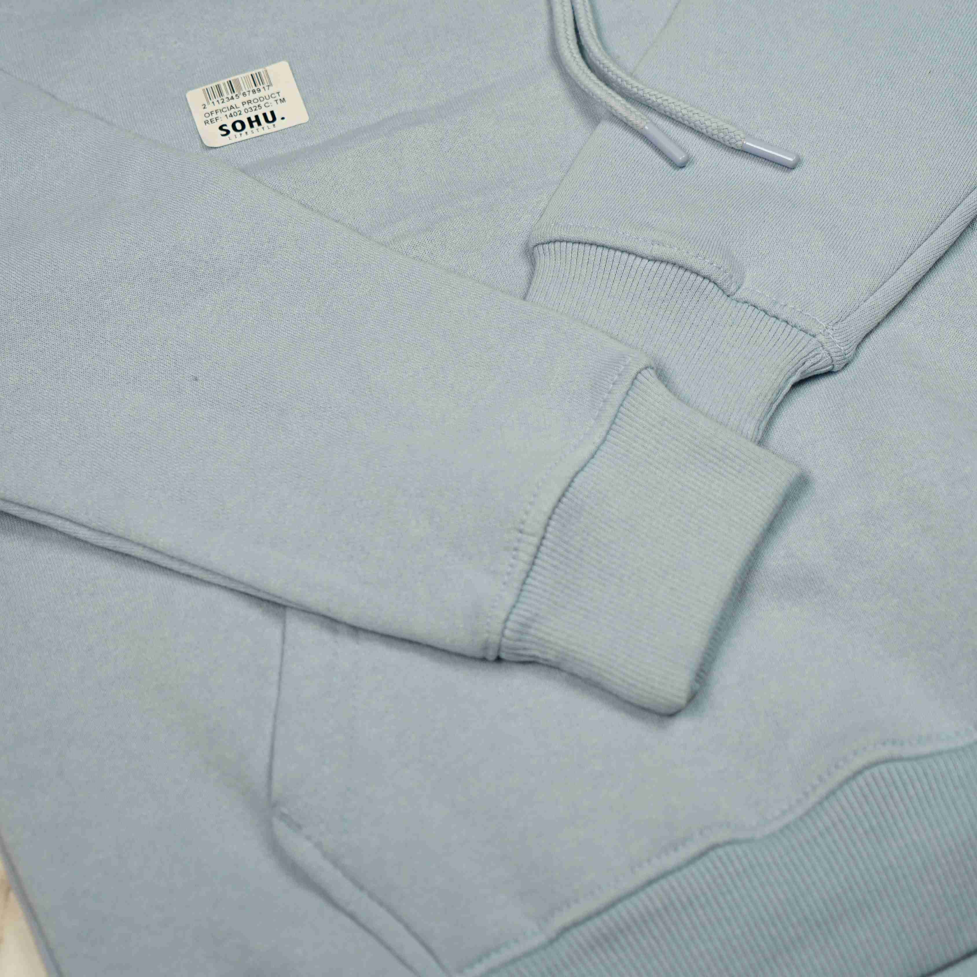 Sinsay Pale Blue Hoodie - Sohu Lifestyle