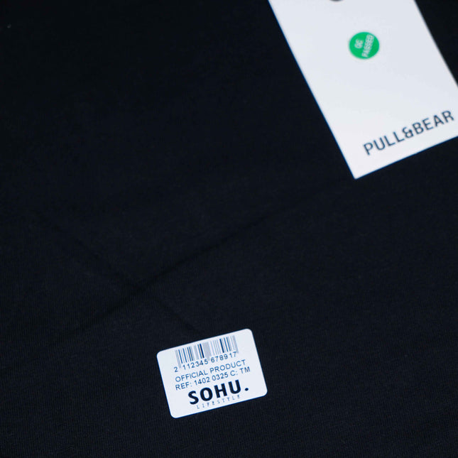 P&B Bold Black Full Sleeve Shirt - Sohu Lifestyle