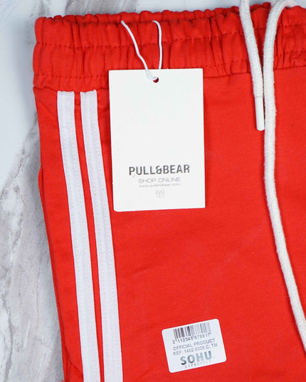 P&B Red Wide Leg Gossip Pants - Sohu Lifestyle