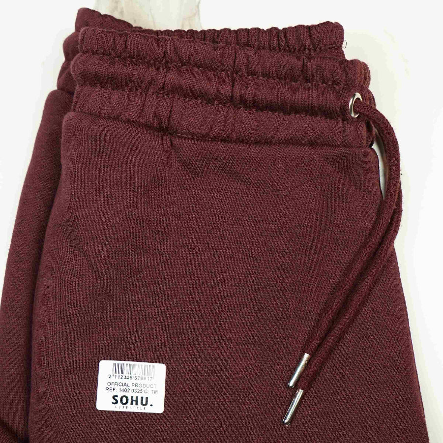 Pack of 2 Primark Jogger Pants For Men (Black + Maroon) - Sohu Lifestyle