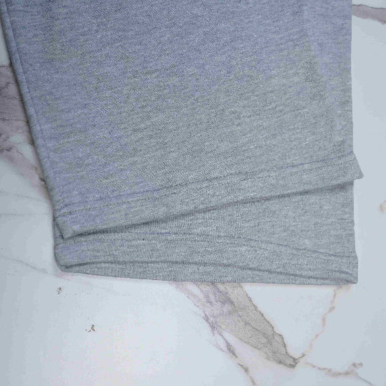 P&B Black T-Shirt & Grey Wide Leg Trouser For Men