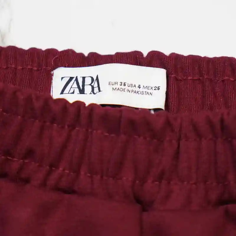 Summer Nicole French Co-ord Set (Maroon)