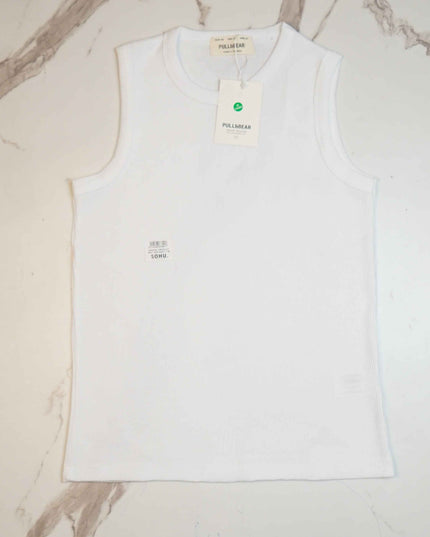 Tank Top (White) - Sohu Lifestyle