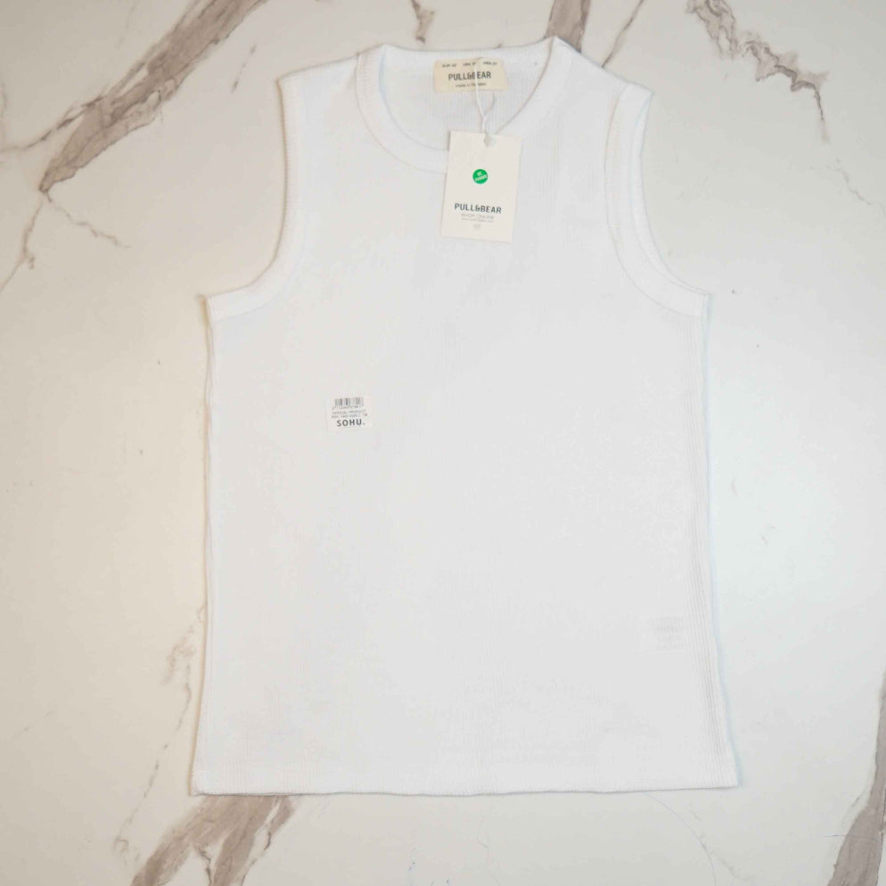 Tank Top (White) - Sohu Lifestyle